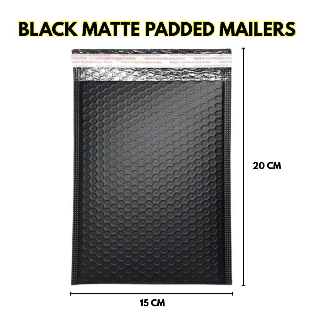 [SG SELLER] Matte Bubble Mailer Poly Mailer Self-Seal Adhesive Padded Envelope Water Resistant Shipping Bags for Mailing