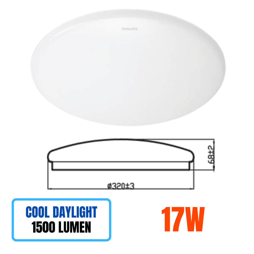 [3 Year Warranty] Philips LED Ceiling light 17W 20W CL200
