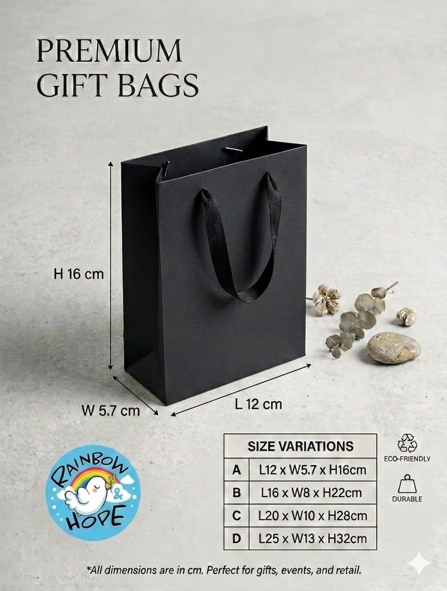 【Ready Stock】Premium Quality Paper Bag Gift Bag Birthday Party Goodie Bag Paper Bags for Gift