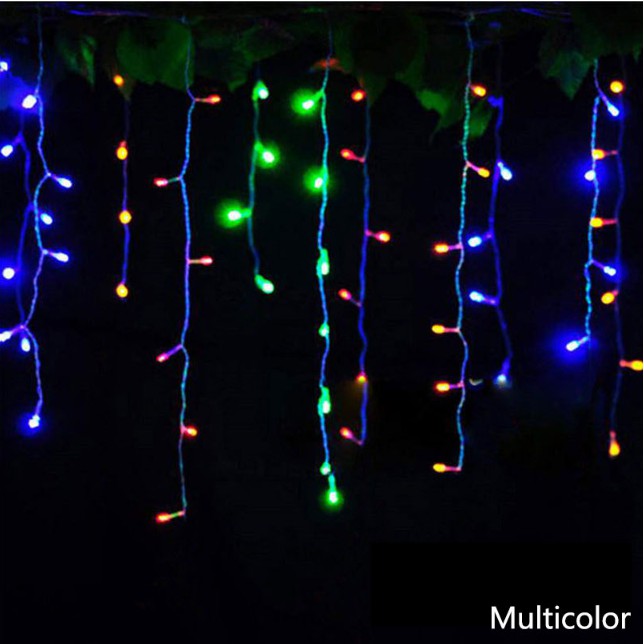 [SG STOCK]4M LED String Light Fairy Curtain Lights Wedding Festive Christmas Decoration Lighting String Curtain Ceiling Light
