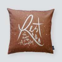 Rest Cushion Cover  Christian Verse