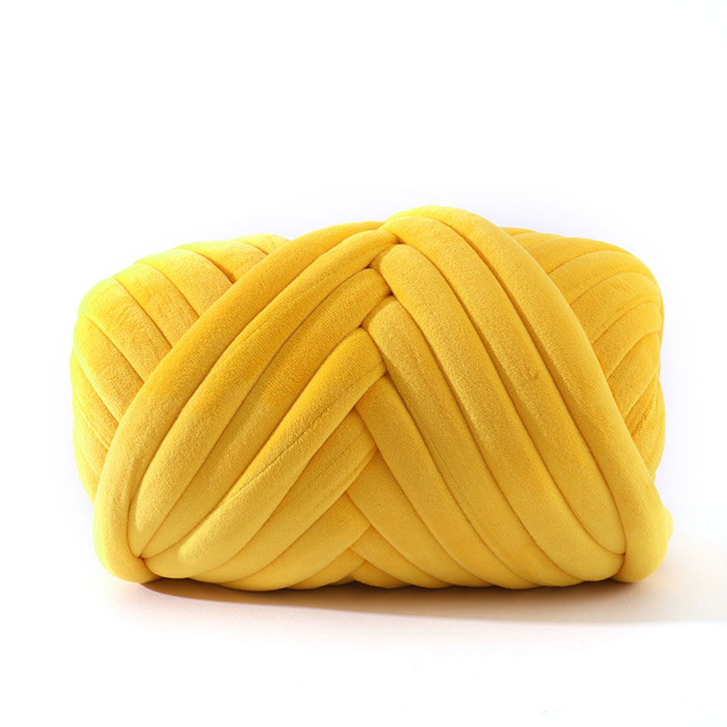 Jhj0 0.5/1kg Hand Knitting Chunky Yarn DIY Blanket DIY Velvet Super Soft Throw Pillow Bulky YarnBed