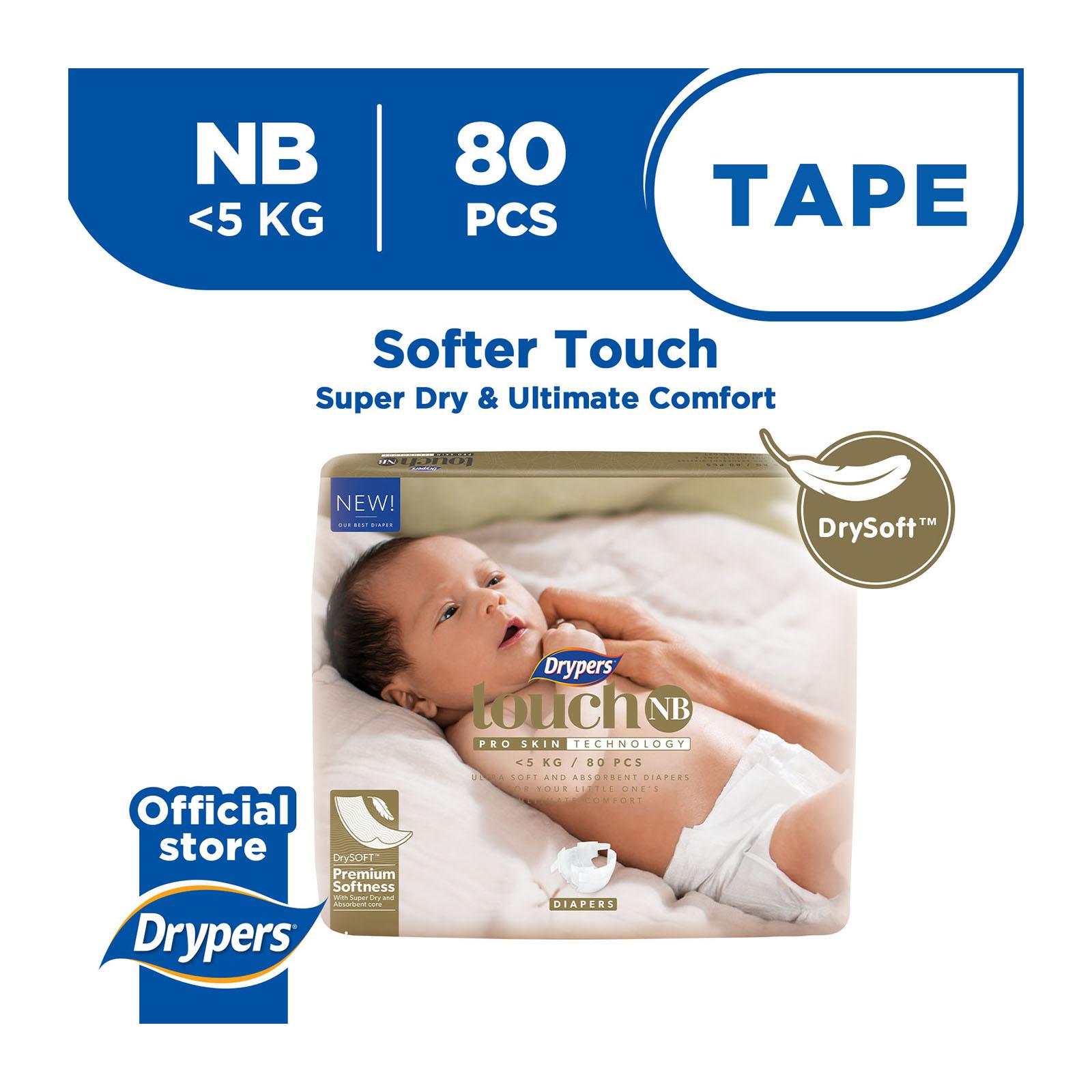 drypers touch newborn