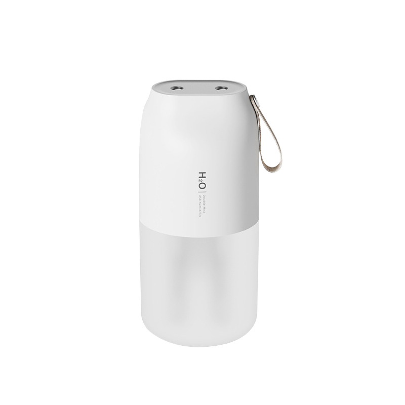Wireless Air Humidifier 300ML Ultrasonic Aroma Essential Oil Diffuser Double Mist Sprayer USB Mini Portable Car Humidifiers with Night Light Ultra-Quiet
