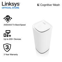 Linksys Velop Pro 6E AXE5400 Tri-Band Mesh WiFi 6E System - New Easy Setup High-Speed Internet Router 3-Year Warranty White MX6201-AH