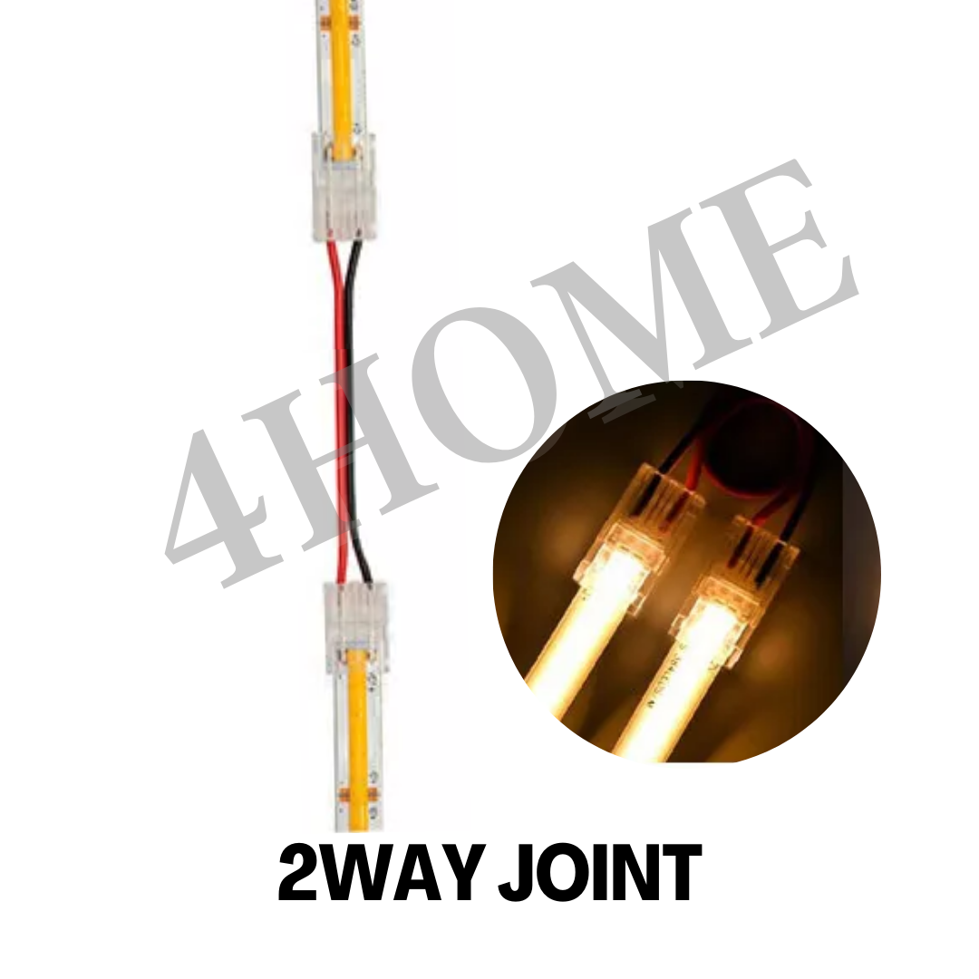 [SG Local Seller] COB Connector Strip Light Connector with Wire End Corner L Joint 8mm