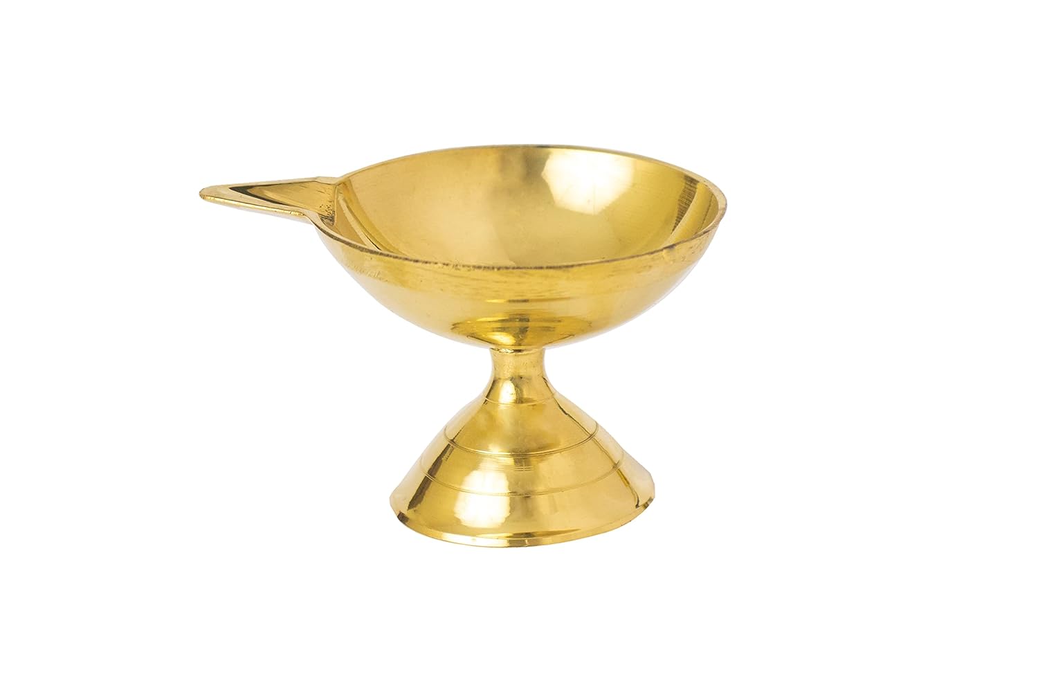 Traditional Handcrafted Brass Diya Oil Lamp for Home Temple Puja Articles Decor Gifts Brass Table Diya