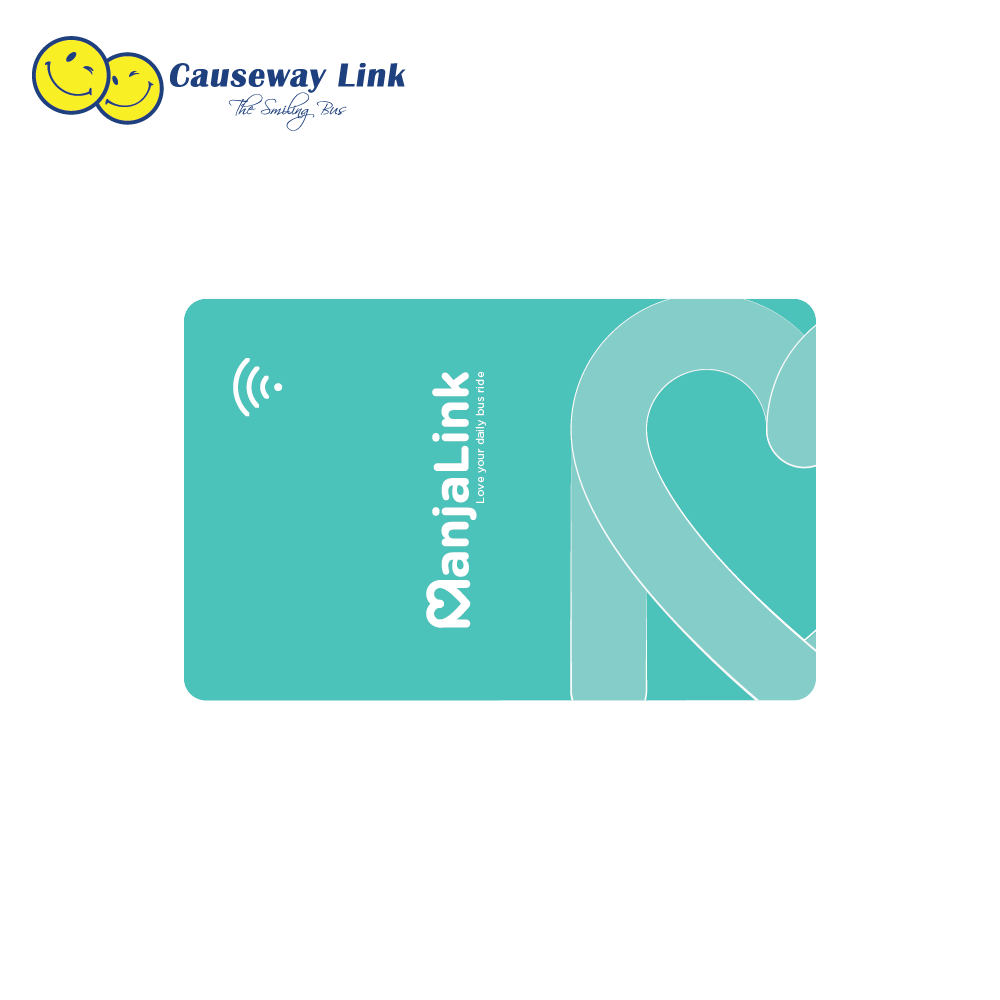 [Causeway Link] ManjaLink Card - Contactless Payment On Cross Border Yellow Bus (Random Colour)