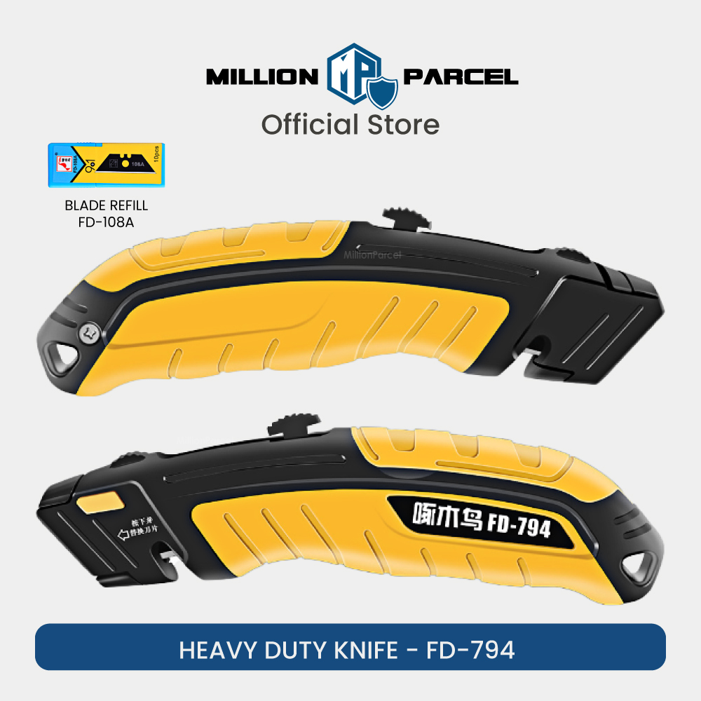 Wooopecker Utility Knife | Pen Knife Blade Refill | Paper Cutter | Tape Cutter | Penknife | Mini Pen knife Cutter