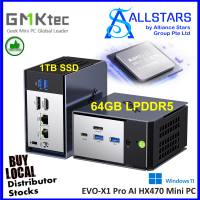 (ALLSTARS: Complete Mini PC PROMO) GMKtec EVO-X1 Pro AI Mini PC ( AMD Ryzen AI 9 HX 470 | 64GB LDDR5 | 1TB | Win 11 Pro )(3 Years Warranty by Corbell)