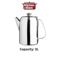 Sunnex Stainless Steel Coffee Pot (2L/3L) / Hot Beverage Teapot / Cold Hot Water Juice Jug