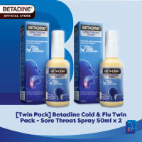 Betadine Antiseptic Sore Throat Spray PVP-I 0.45% 50ml [EXP 1/31/2027]