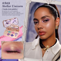 [NEW]Flower Knows Knight Unicorn Collection 6-Color Satin Makeup Palette