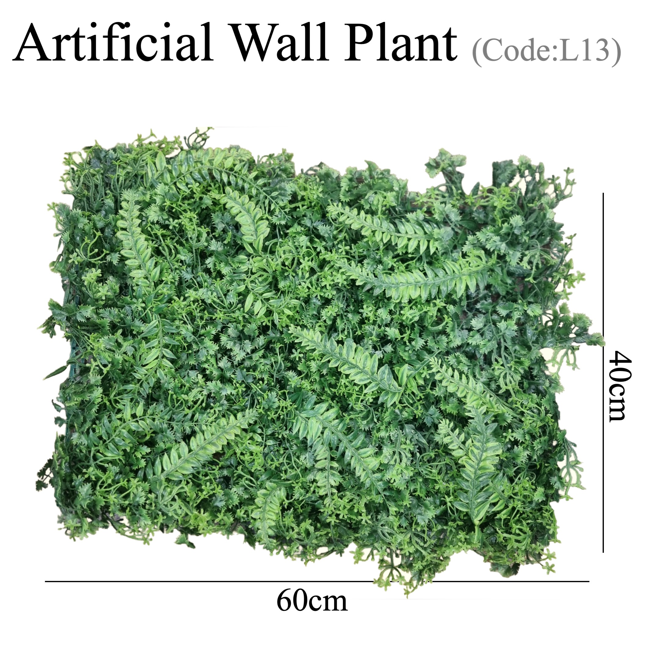 [SG SELLER] Green Wall Artificial Backdrop Hanging Plant Leaves Decor Art Design Balcony Office Home Wall Plant