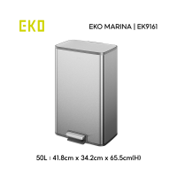 EKO | Marina | 30L | 50L | Pedal Dustbin | Soft Closing | Indoor Dustbin