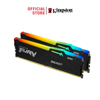 Kingston FURY Beast 128GB (2 x 64GB) 5600Mhz DDR5 CL36 Memory Kit - Black - AMD EXPO & Intel XMP