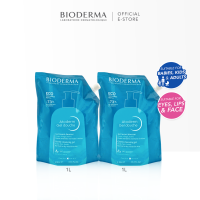 Bioderma Atoderm Ultra-Gentle Soap-Free Face & Body Cleansing Shower Gel (Refill Pack) (Dry Sensitive Skin) 1L x 2