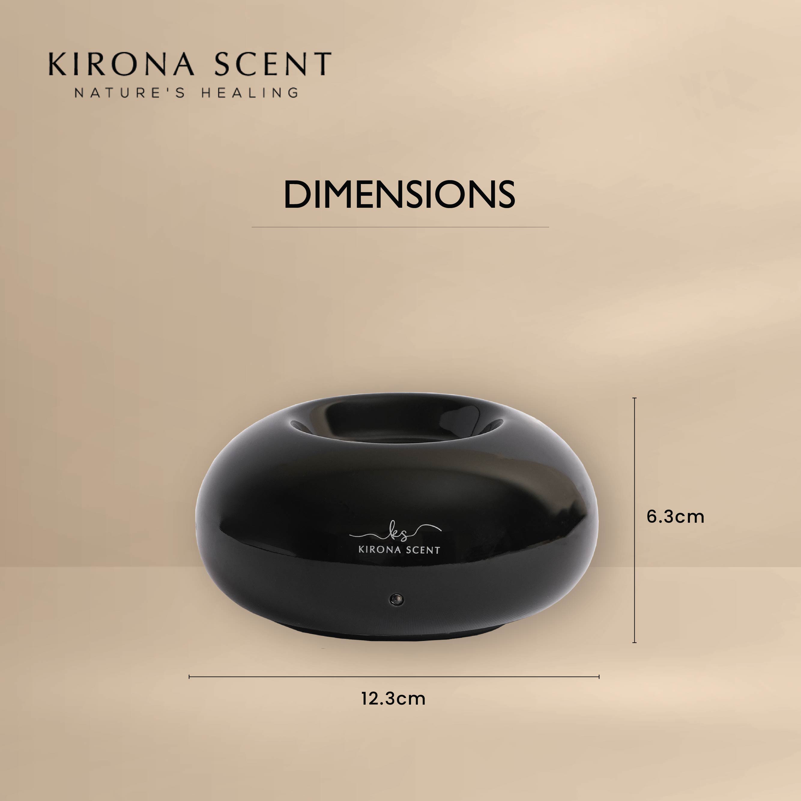 [KIRONA SCENT] Aromatic Pond Electric Burner | Flameless | 100% Pure Essential Oil | For Home Office Aromatherapy Gifts