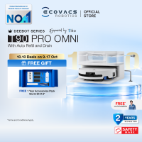 [BEST SELLING] ECOVACS DEEBOT T90 Pro Omni Floor Washing Robot Vacuum| 30000PA | Ozmo Roller™ Mop 3.0 | PowerBoost Charging | ZeroTangle 4.0 Brush | 75°CHot Wash & Hot Air Drying | TruEdge Cleaning | TruePass 4cm Climb