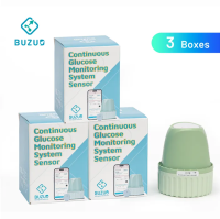 BUZUD CGM Sensor Continuous Glucose Monitor | Glucometer | Real-Time Readings | 15-Day Continuous Tracking | Mobile App Support | Local In-Store After-Sales Support