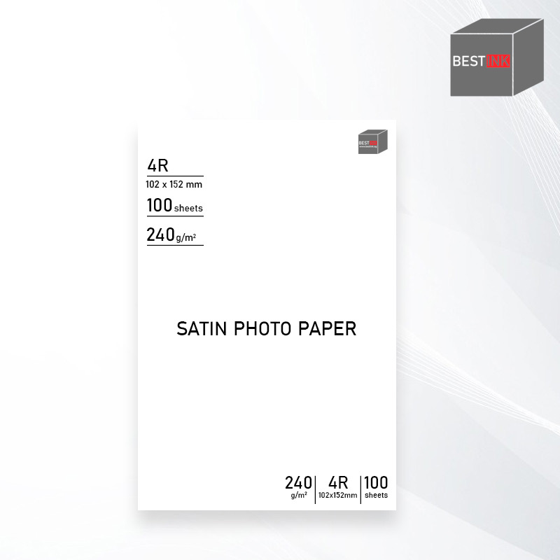 [Singapore Stock] Bestink High Quality Inkjet Photo Paper 4R 4x 6 Semi Glossy Satin Photo Paper 240gsm 100 sheets