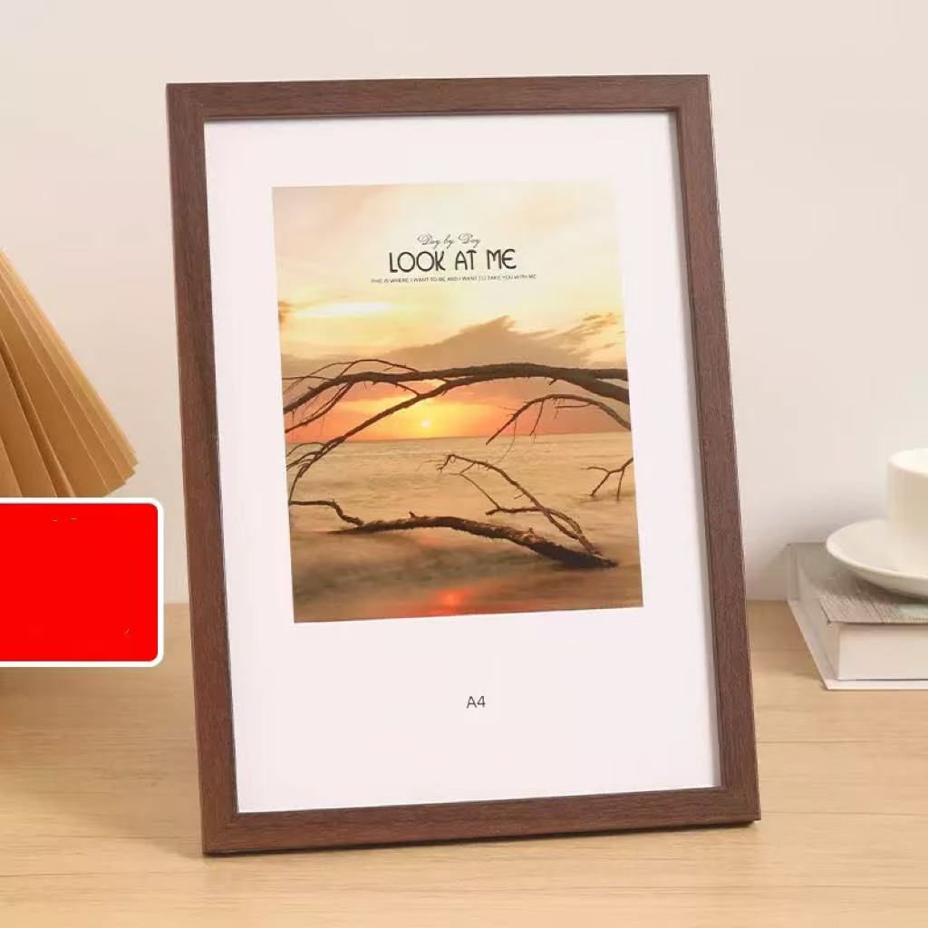 SG Stock Wooden Photo frame Simple Picture Frame A4 8R 6R 5R 4R Picture Frame Certificate Holder Graduation Photos Frame Christmas Gift