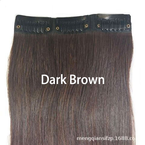 40/50/60/70cm-20/30g  Real Human Hair 2/3 Clips In Hair Extensions Long Straight Hair Extensions Woman