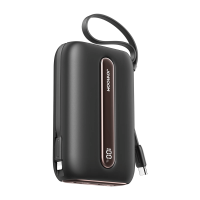 Joyroom(SG) 4258 22.5W mini power bank with dual cables(Type-c & L)