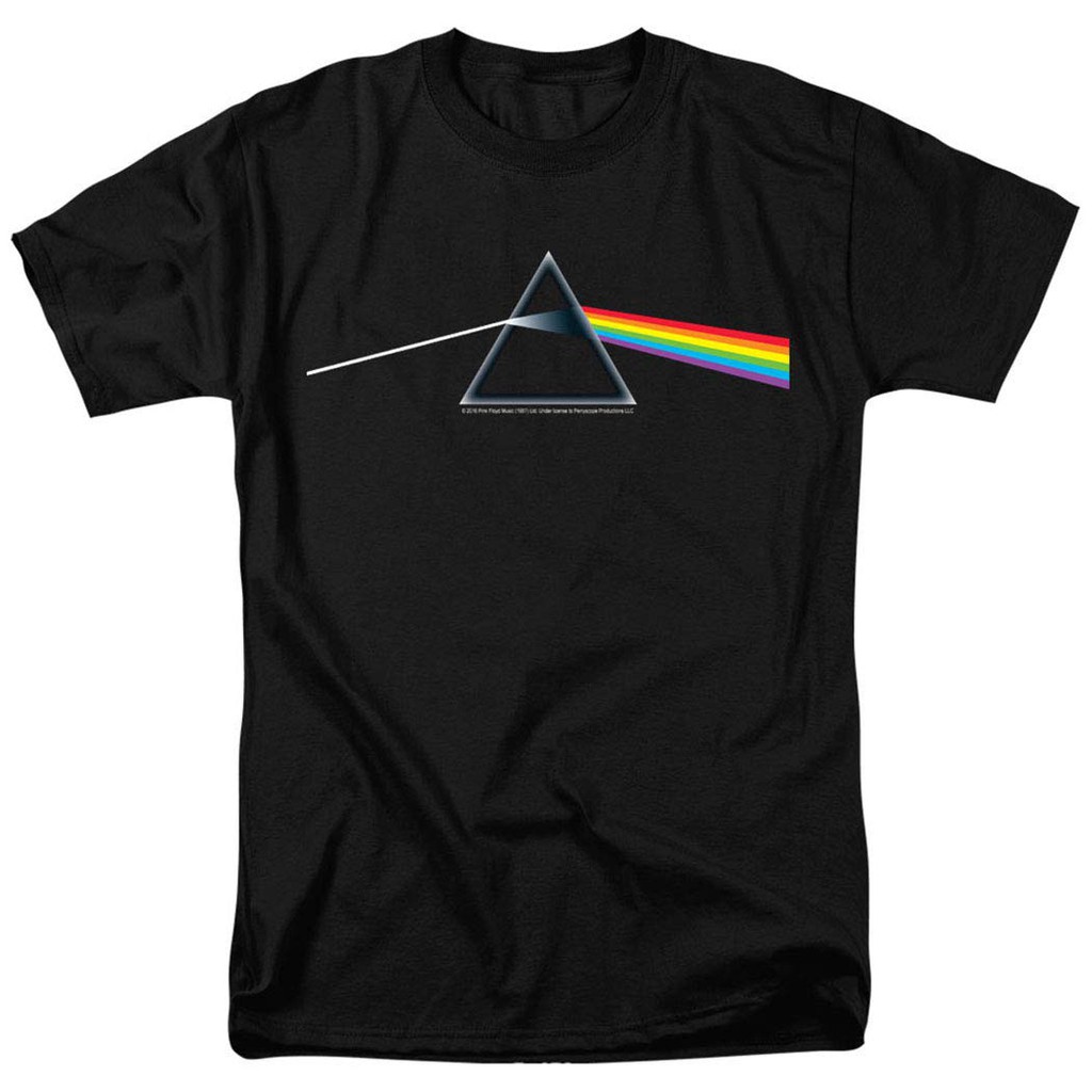 Summer New Pink Floyd Dark Side of The Moon Album Rock Band Music T Shirt Stickers