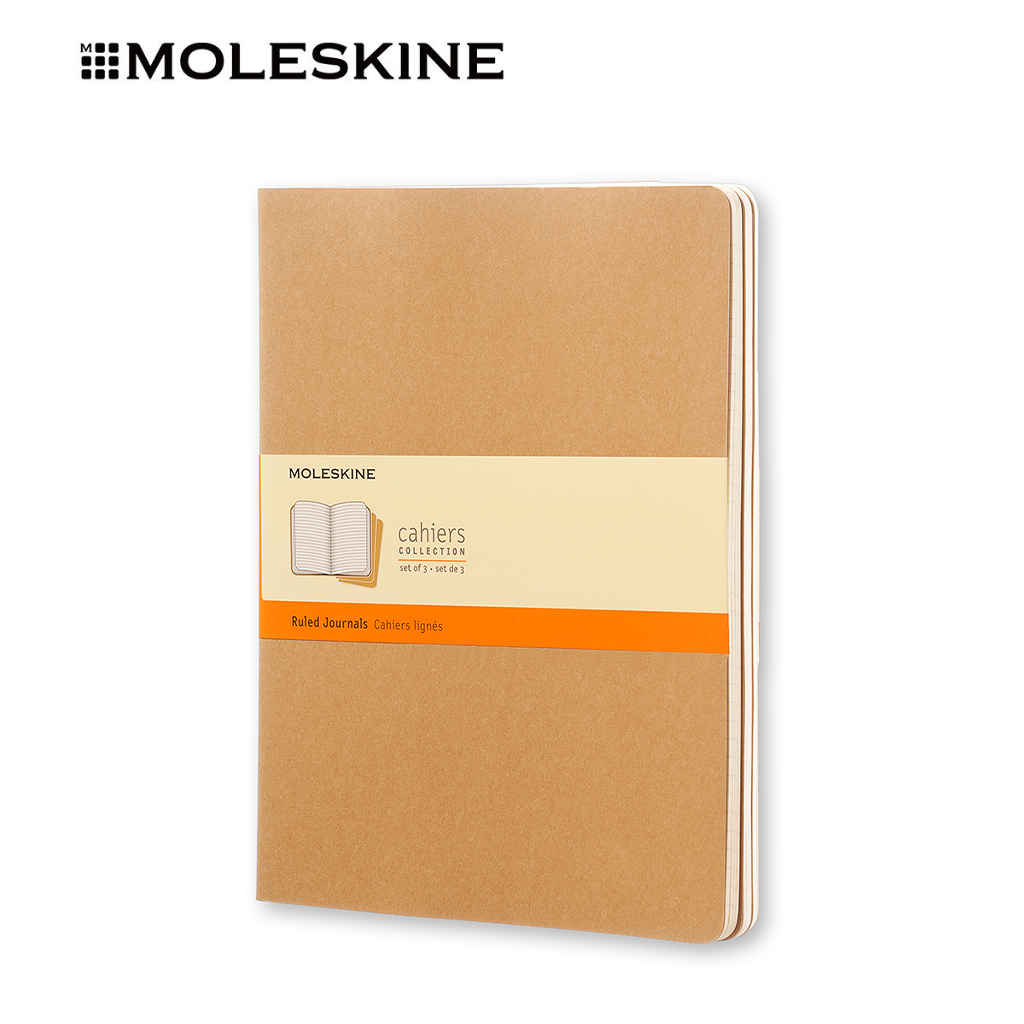 Moleskine Cahier Journals Set of 3 (Pocket XL XXL)