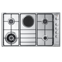 ELBA 60/90cm 4 Burners Stainless Steel Gas Hob | Made In Italy | EHS 645D1 SB | EHS 945D1 SB | EHS 948D1 S