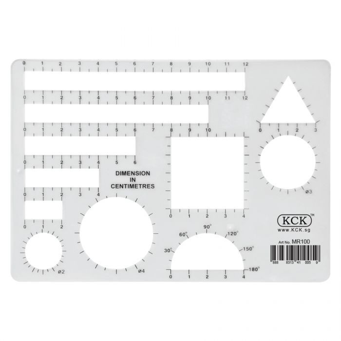 KCK / KENKO Model Ruler Stencil for School
