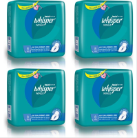Whisper Heavy Flow & Overnight Wings Sanitary Pads 28cm (8s) Pack - [SG Ready Stock] Slim Night Pads