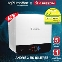 Ariston x sgPlumbMart Storage Heater Andris2 Andris3 AN2 AN3 RS 15 Liters Ariston 15