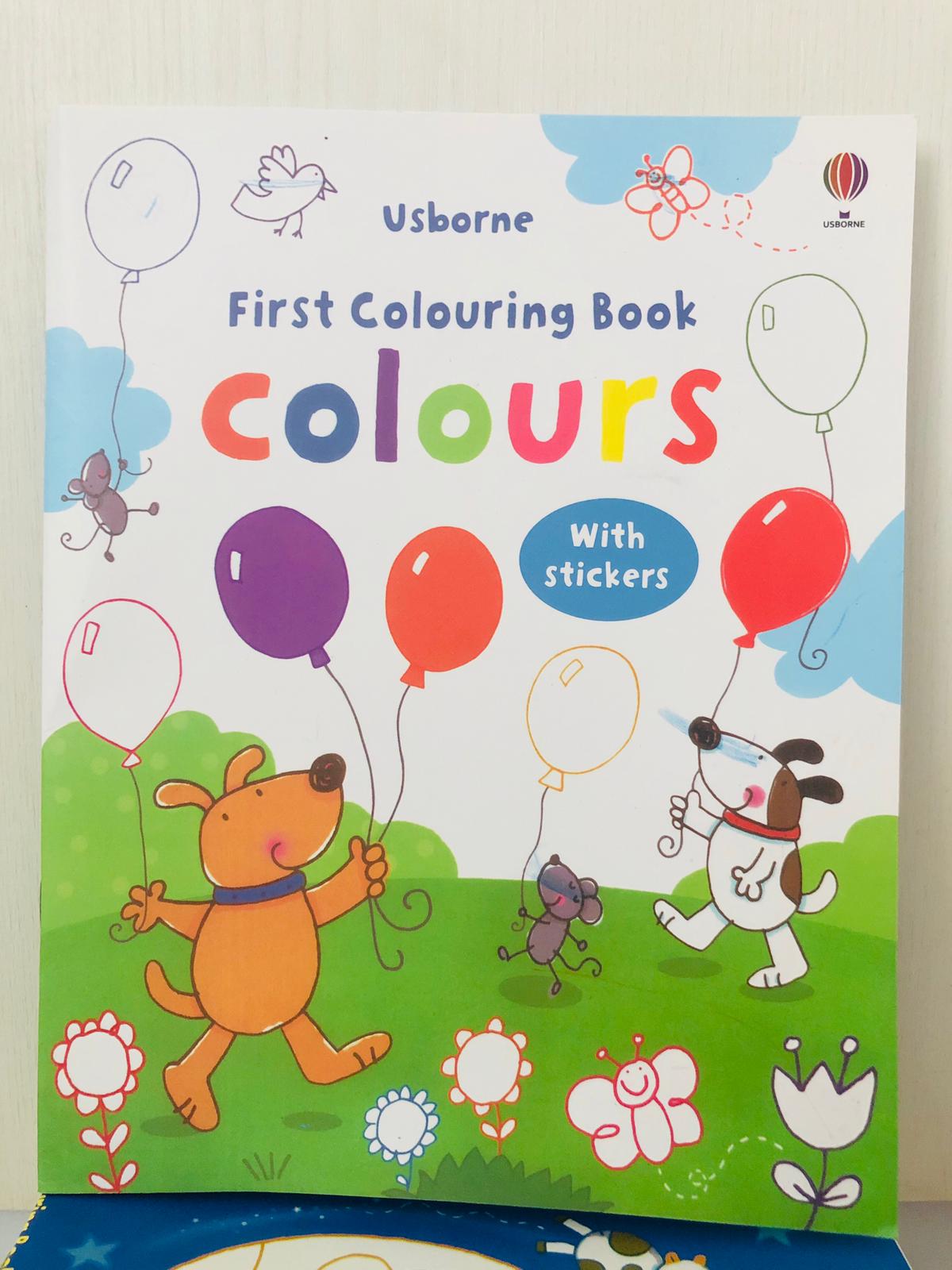 [SG LOCAL STOCK] USBORNE Sticker & Colouring Book Educational Activity Books Gifts Presents Ideas