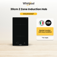 Whirlpool WSQ0530NEP 30cm Built-in Induction Hob with 2 Years Warranty