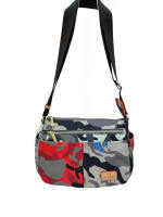 Womens Camouflage Nylon Shoulder & Crossbody Bag  Multi-Pocket Waterproof & Lightweight  Casual Style for Commute  Daily Outings & Mommy Use