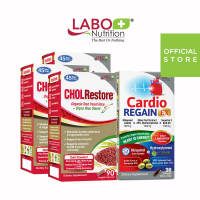 [3 Boxes] LABO Nutrition CHOLRestore 700mg Organic Red Yeast Rice 500mg Oryza Phytosterol Sterol | Healthy Cholesterol Triglyceride Heart Health Veggie Capsules 270s | Citrinin-Free Vegan Smooth Blood Circulation & Metabolic Support