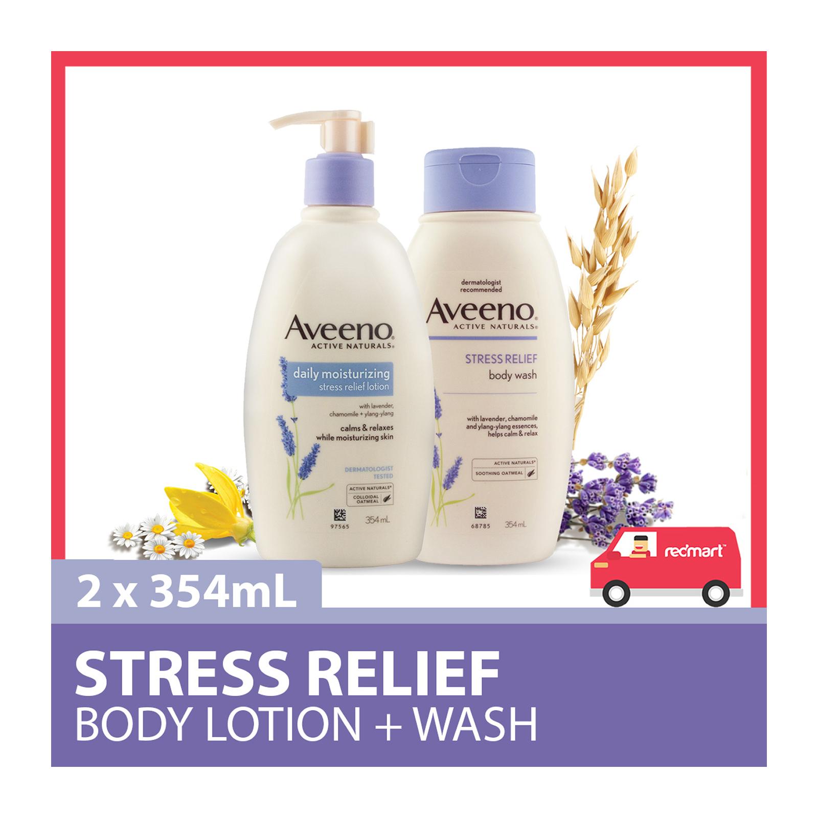 lotion aveeno stress relief