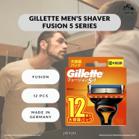 GILLETTE FUSION 5 12 BLADES REFILL PER PACK // JAPAN PACK // MADE IN GERMANY