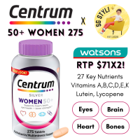 Centrum Silver Women/Men/Adults 50+ Multivitamins 200/275/325 Tabs [FOR Post-Menopausal Health Eyes Bones] *2-3 Days Delivery*
