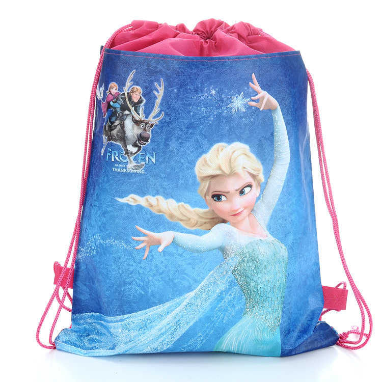 Cartoon Drawstring Bag Birthday Goodie Bag Children Day Gift