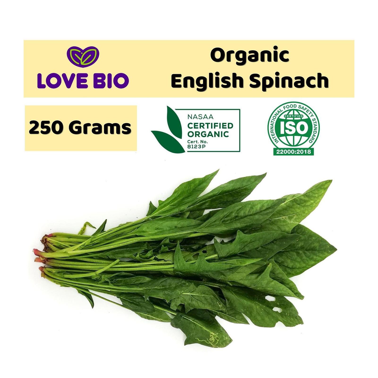 Love Bio Organic English Spinach Puay Leng Lazada Singapore