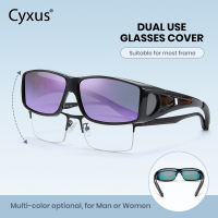 Cyxus Polarized Wraparound Sunglasses UV Protection Fit Over Light Glasses For Women Men Anti Glare Filter Impact resistant PC Frame Myopia Presbyopia Sports Cycling Use 1304