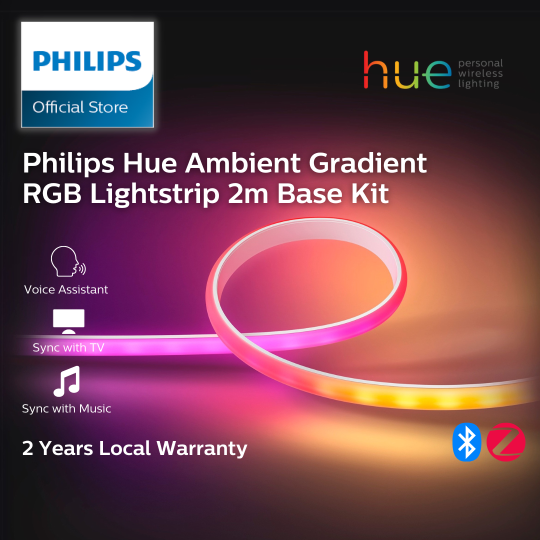 Philips Hue Ambient Gradient RGB Lightstrip 2m Base Kit (KR Plug)