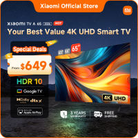 Xiaomi TV A 2026 Series｜43/55/65 4K eye-care display with HDR picture quality Sleek metal ultra-thin bezel design immersive sound with Dolby Audio™ DTS:X DTS Virtual:X