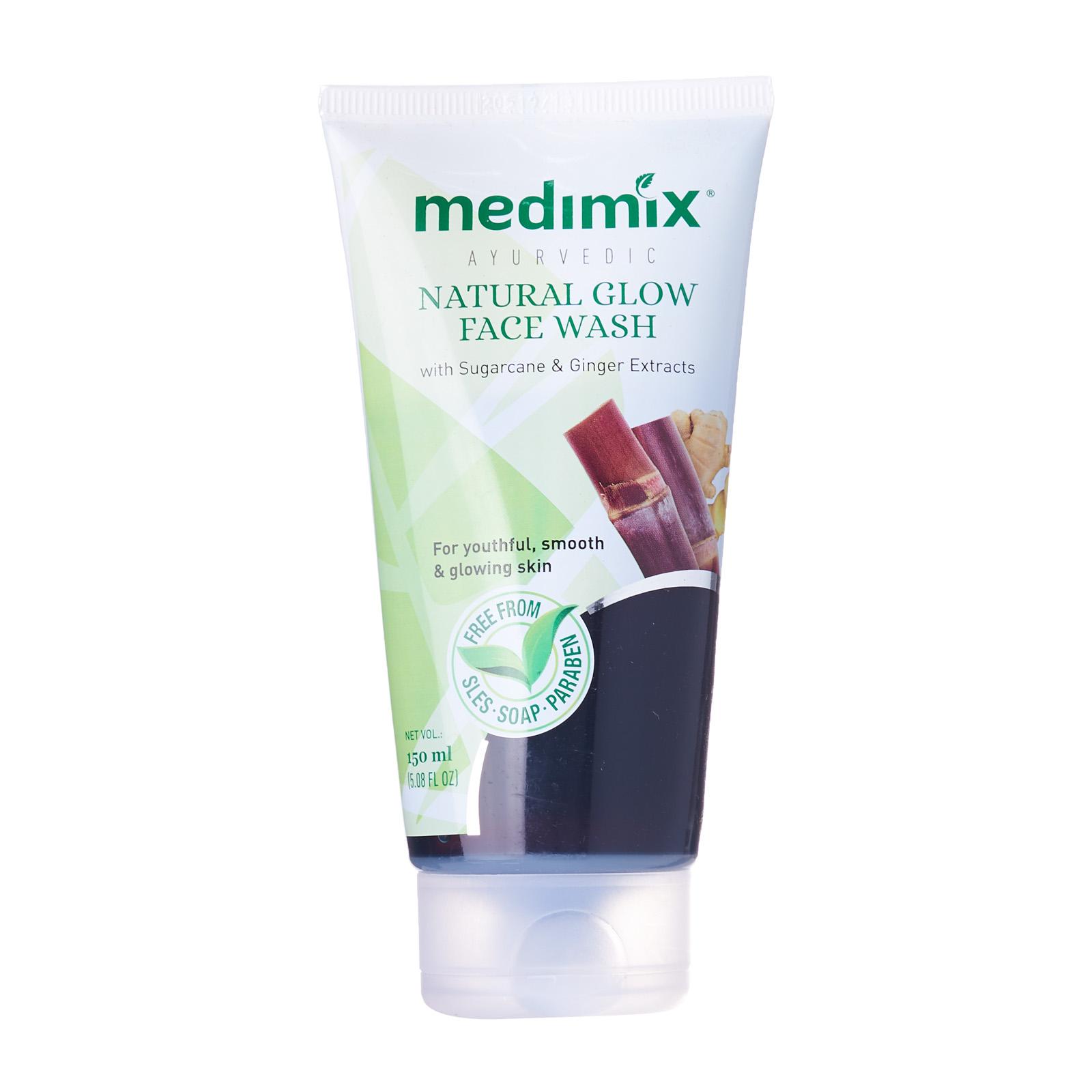 medimix natural glow face wash