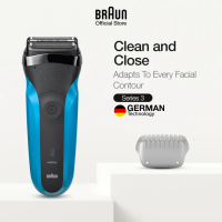 Braun Series 3 310s Electric Shaver for Men - Rechargeable Wet & Dry Electric Razor with 3 Flex Head