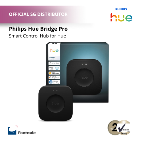 Philips Hue Bridge Pro Smart Light Hub Wireless Advanced Encryption Supports 150+ Lights & 50+ Accessories Works with Apple Home Alexa Google Samsung SmartThings