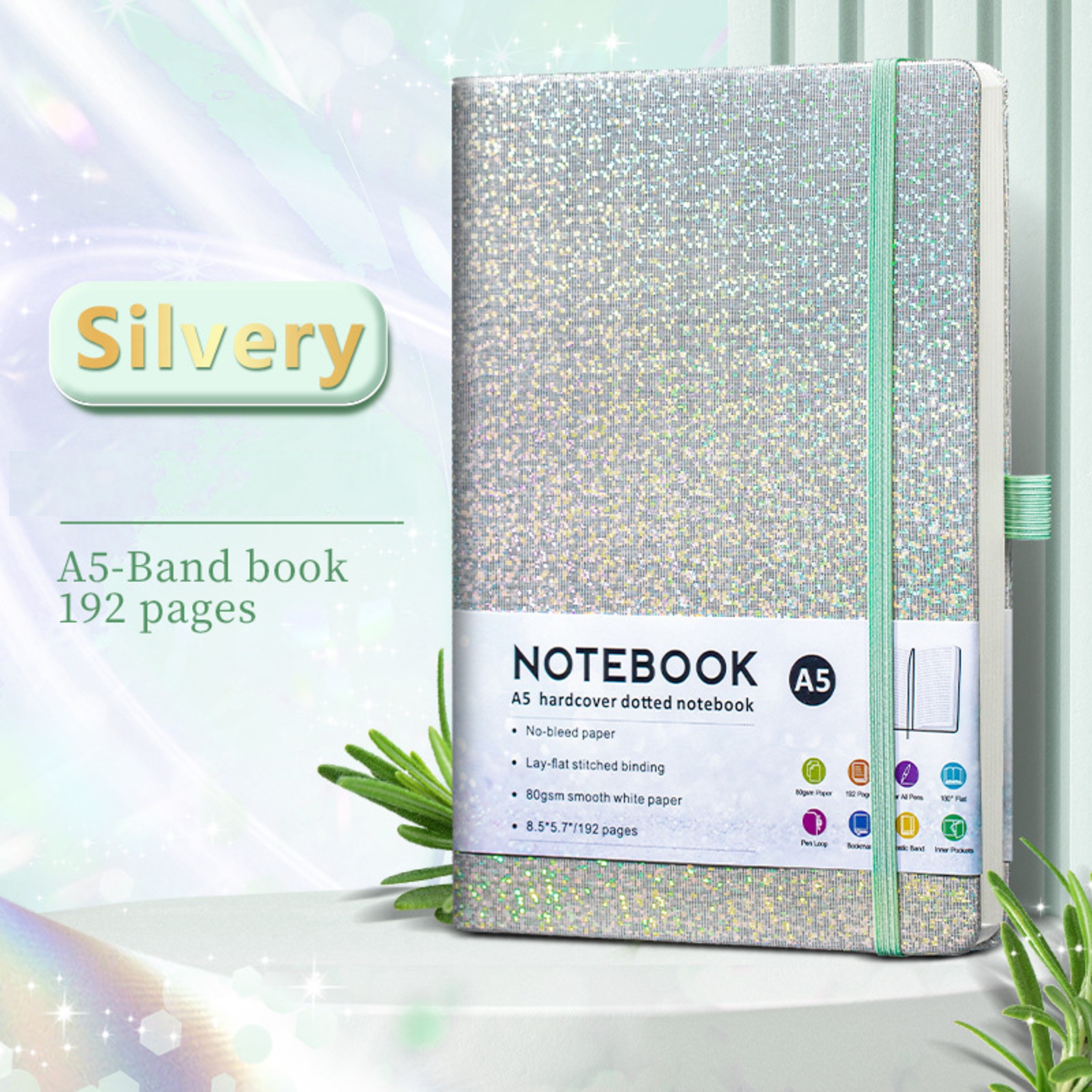 Notebook A5 Lined Journal Notebook Hardcover PU Leather Journal Classic Pen Loop Notebook For Travel College
